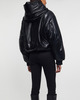 Acne Studios Jacket Hooded Faux Leather Black 36