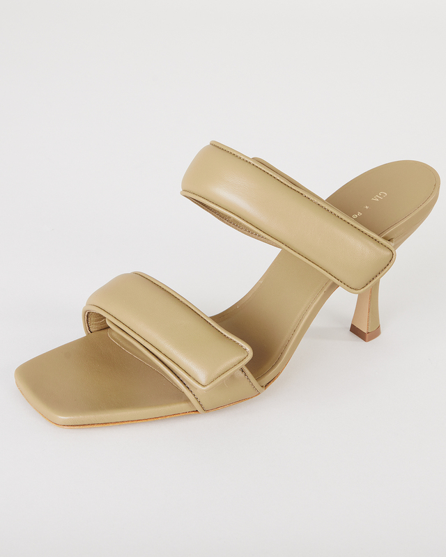 Gia Borghini Sandal two strap matte lamb Brun EUR 39