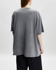 Acne Studios T-Shirt Relaxed Faded Logo Grå S