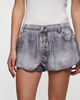 Acne Studios Shorts L’Oeil Denim Printed Grå 40