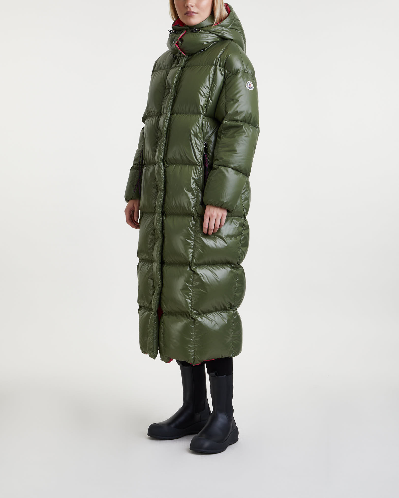 Abrigo Mujer Chaqueta Larga De Plumas Moncler Parnaiba Para Mujer