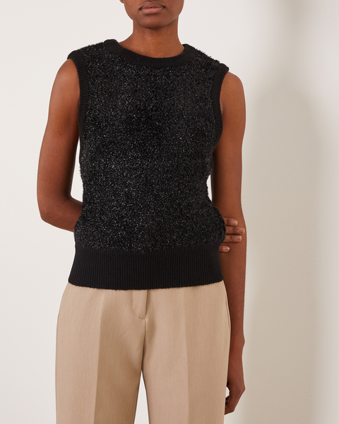 Topp Sparkle Knit Svart 1