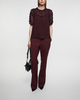 Ulla Johnson Pants Quartier Mid-Rise  Bordeaux US 4 ( EUR 36)