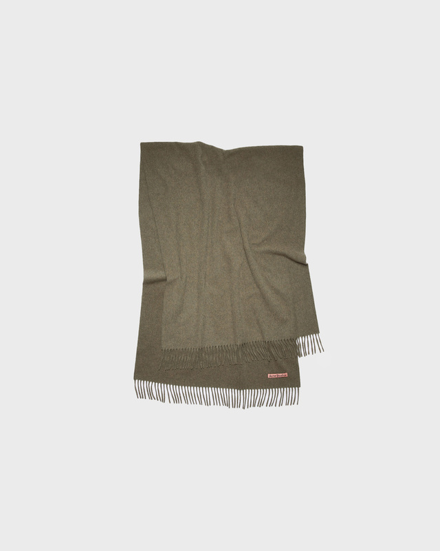 Acne Studios Scarf FN-UX-SCAR000217 Olivgrön ONESIZE