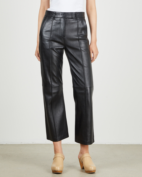 Leather pants Mariam Svart 1