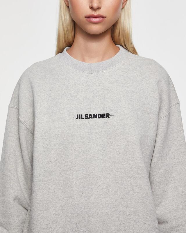 Jil Sander Sweatshirt Logo Relaxed Grön/grå M