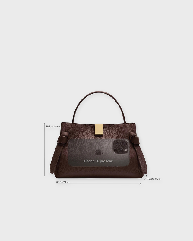 YUZEFI Väska Mini Gyoza Embossed Leather Snake ONESIZE