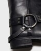 Acne Studios Buckle Läder Boots Svart EUR 38