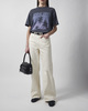 Anine Bing T-skjorte Cade Tee Palms Grey XS