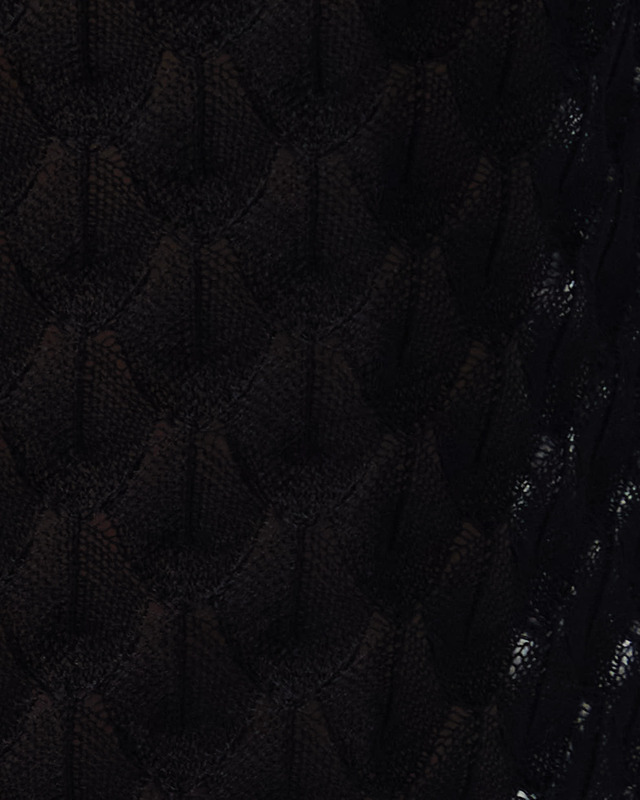 Malina Skirt Fannie Pointelle Knitted Maxi Black L