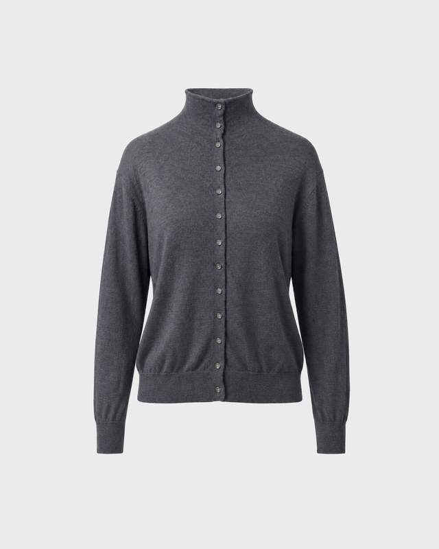 Wakakuu Icons Cardigan Willa Merino Wool Grey XL