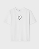 CLOEYS T-shirt heart white White L