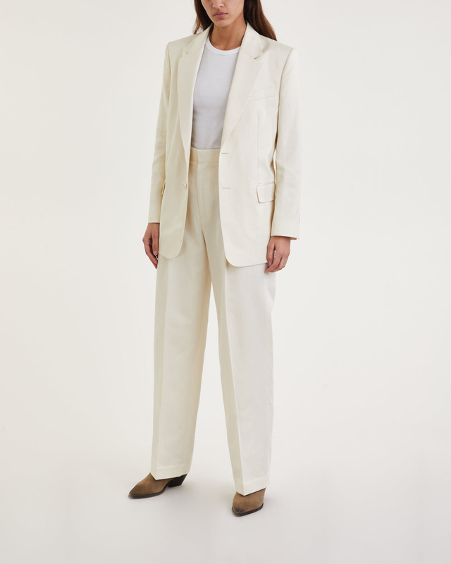 Filippa K Kavaj Tailored Pinstripe Blazer  Benvit 40