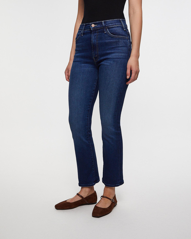 Mother Denim Jeans The Hustler Ankle Taking Chance Mid blue  30