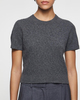 The Garment T-Shirt Como Tee Mini Rib Grey melange UK 6 (EUR 34)