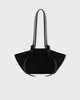 YUZEFI Bag Mochi Suede Black ONESIZE