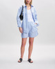 Filippa K Shorts Striped Drawstring Ljusblå 38