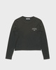Acne Studios T-skjorte Long Sleeve 1996 Stamp Faded Black L-XL