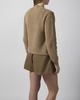Moncler Cardigan Padded Cotton  Ljusbeige XL
