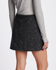 Self-Portrait Skirt Mini Textured Denim Black UK 6 (EUR 34)