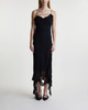 Acne Studios Dress Ruffle Strap Black 40
