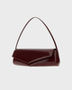 Jil Sander Skuldertaske Kante Flap Shoulder Kastanjebrun ONESIZE