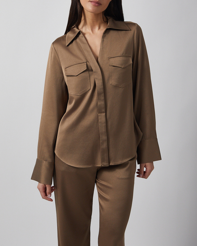 Wakakuu Icons Blus Maria Mocca XL