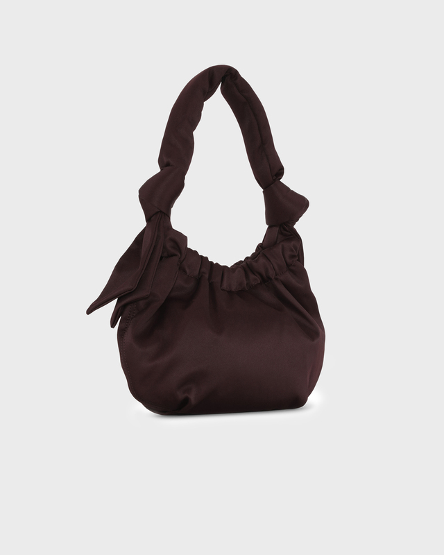 Ganni Bag Occasion Small Hobo Chocolate ONESIZE