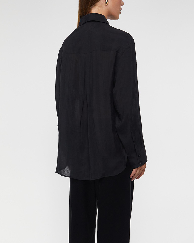 Wakakuu Icons Shirt Chiba Sheer Black L