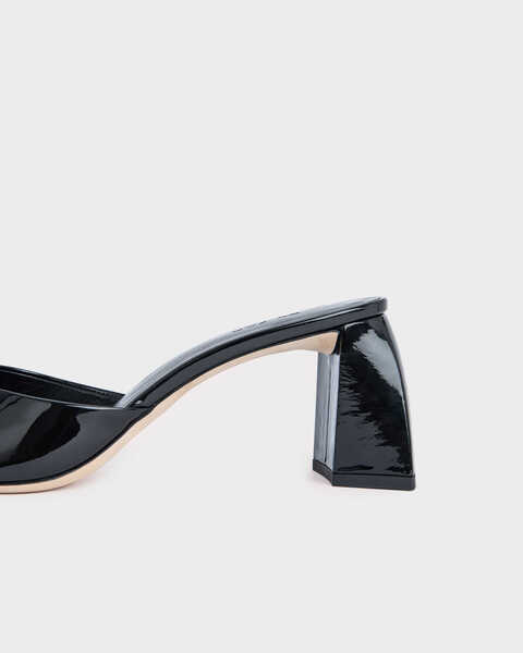 Mules Romy Black Patent Leather Svart 2