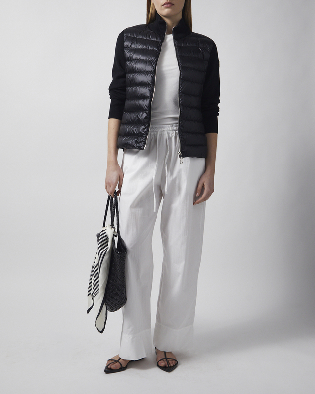 Moncler Cardigan Padded Wool High Neck Zip XL