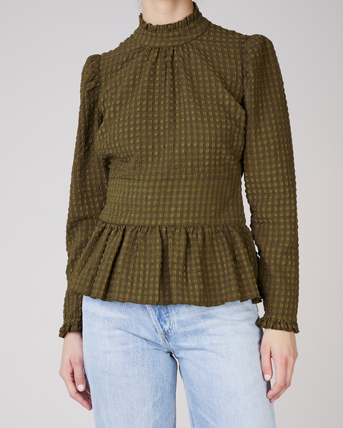 Blus Brandie  Olivgrön 1
