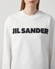 Jil Sander T-Shirt Logo Long Sleeve Porcelain M