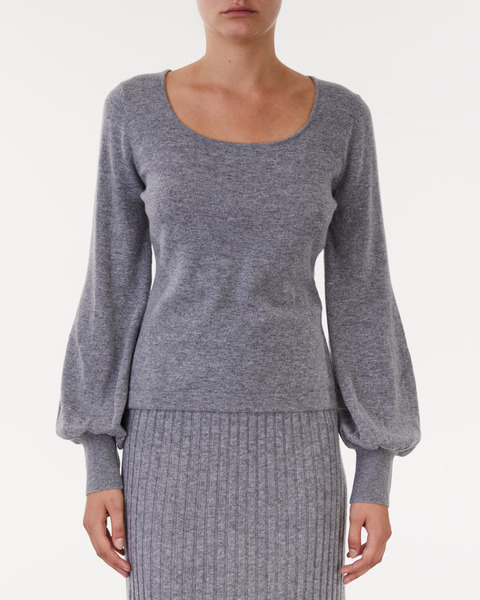 Top Sophie Knitted Mörkgrå 1