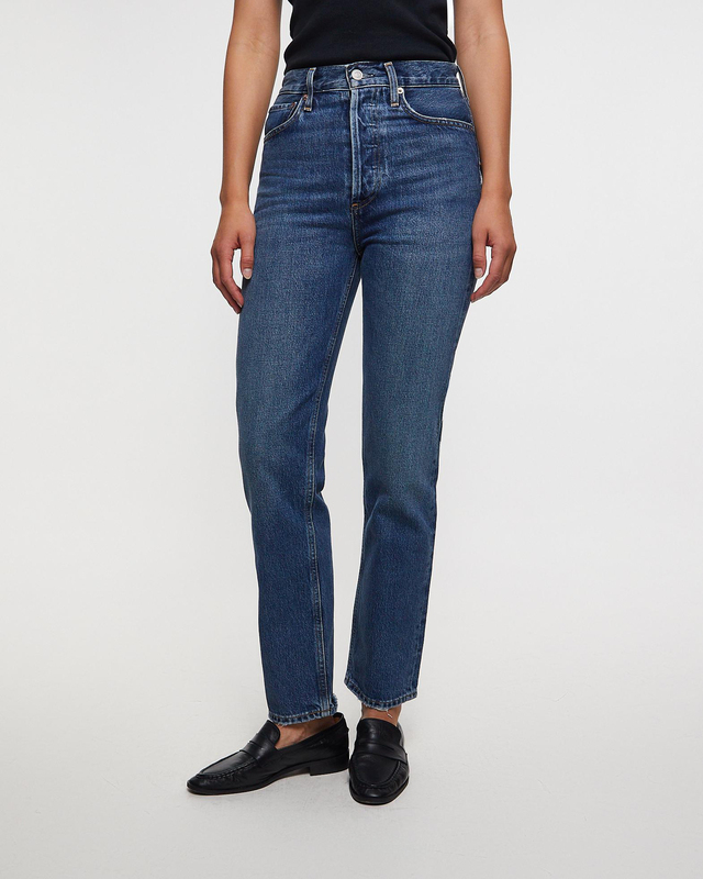 AGOLDE 90's Pinch Waist H/R Straight Rang Dark indigo 27