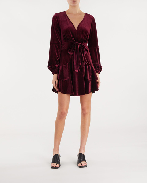 Klänning Ivy Bordeaux 2