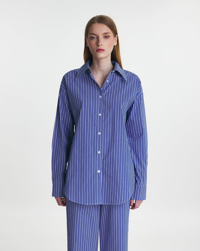 Wakakuu Icons Shirt Paulie Striped Blå XS