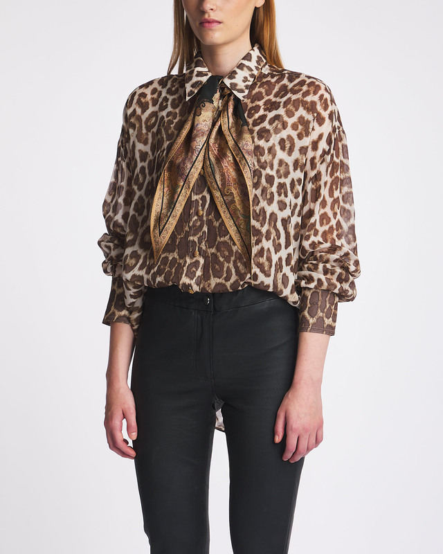 Zimmermann Illustration Leopard Shirt Leopard 1 (S-M)
