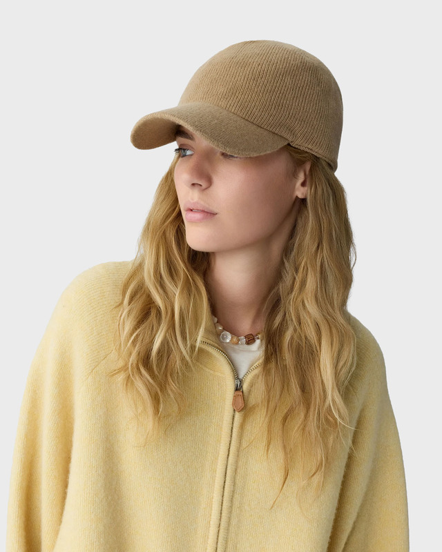 Guest In Residence Baseball Cap Camel ONESIZE