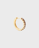 Izabel Display Earring Mini Hoop 15mm Brun ONESIZE