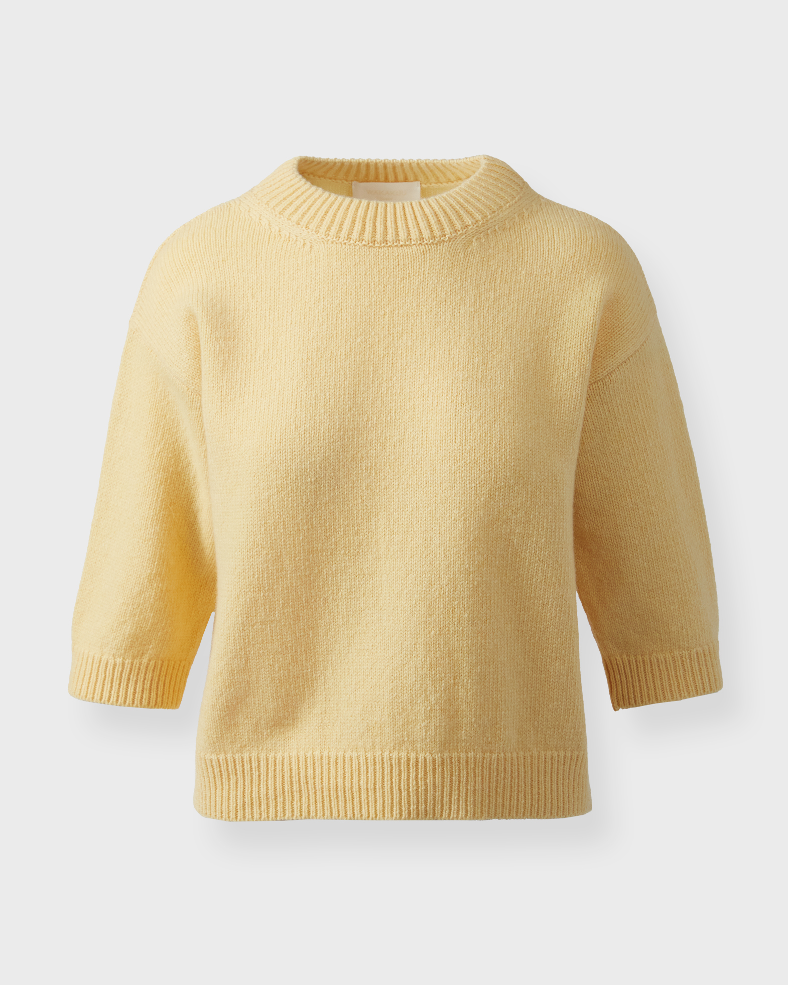 Wakakuu Icons Women's Light Yellow Apex Wool Cashmere Ljusgul M