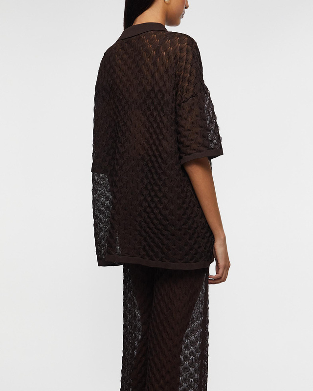 Malina Shirt Moa Knitted Chocolate M