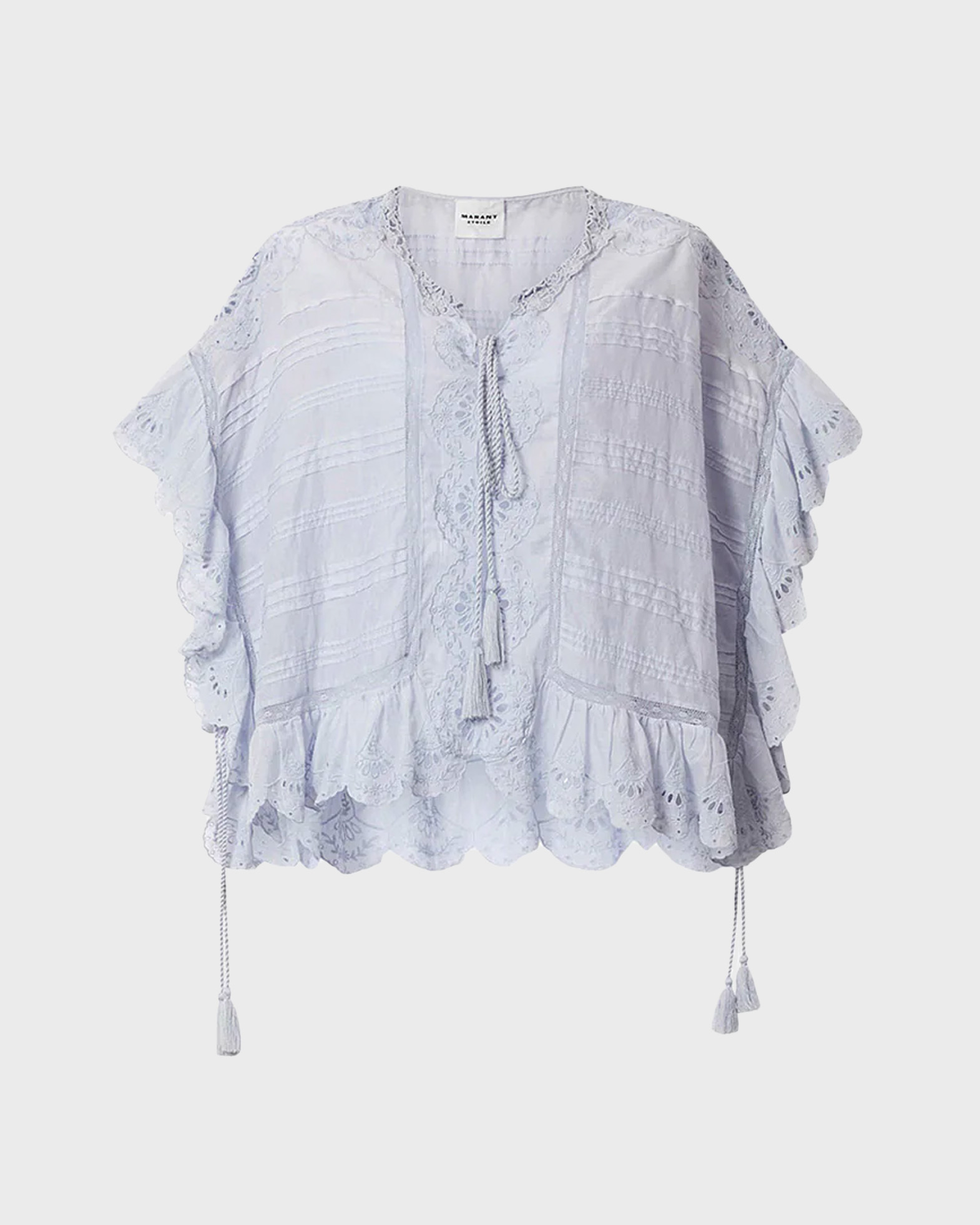 Isabel Marant Étoile Women's Light Blue Blouse Payton Fr 36 (Eur 34)