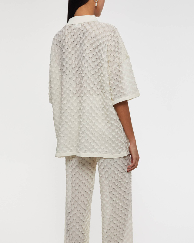 Malina Skjorta Moa Knitted  Beige XL