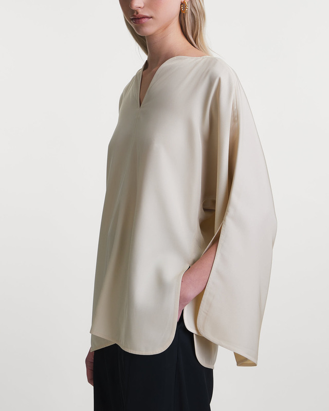 By Malene Birger Blouse Calias Vanilj 36