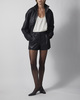Wakakuu Icons Shorts Faux Leather Svart XS