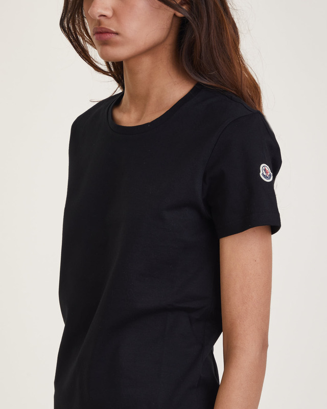 Moncler T-shirt Girocollo Svart XL