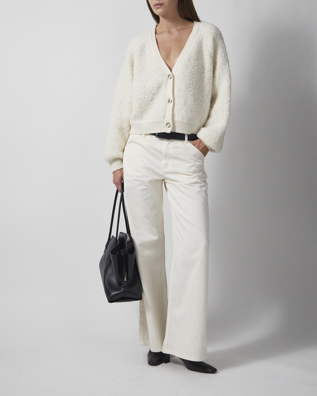 Wakakuu Icons Cardigan Boucle Cream XS-S