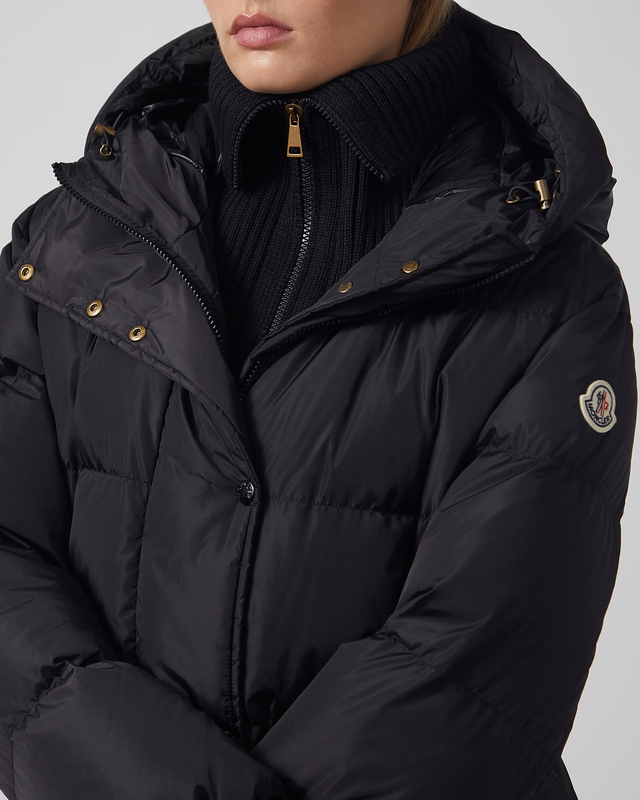 Moncler Jacket Chamer Long Coat Black MONCLER 1 (S)