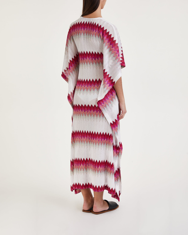 Missoni Klänning Beach Cover Up Vit/rosa S